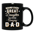 Amazing Dad Wonderful Lovely Quote Mug Black Coffee Mug - Black