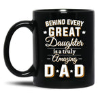 Amazing Dad Wonderful Lovely Quote Mug Black Coffee Mug