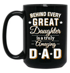 Amazing Dad Wonderful Lovely Quote Mug Black Coffee Mug