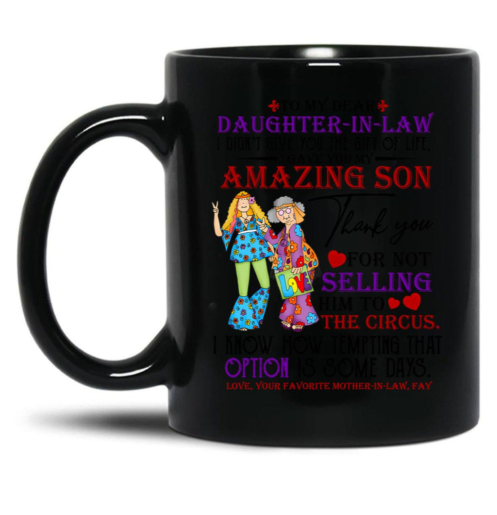 Amazing Son Black Coffee Mug