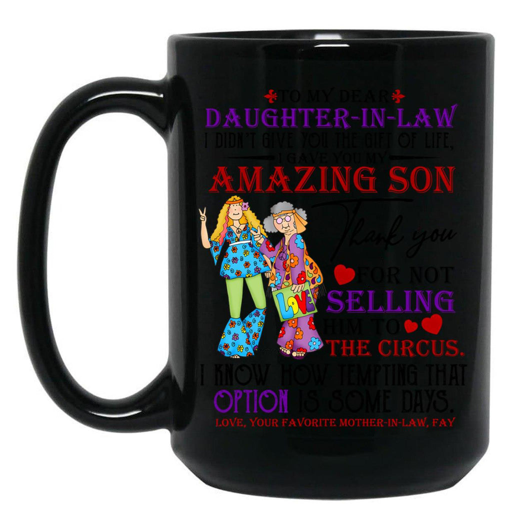 Amazing Son Black Coffee Mug