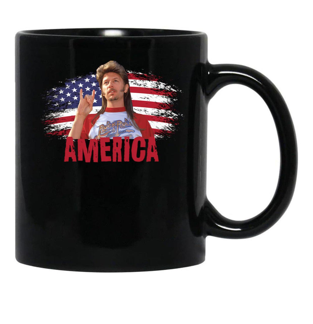 America Black Coffee Mug - Black