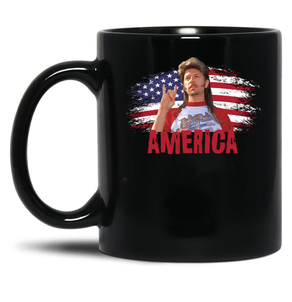 America Black Coffee Mug