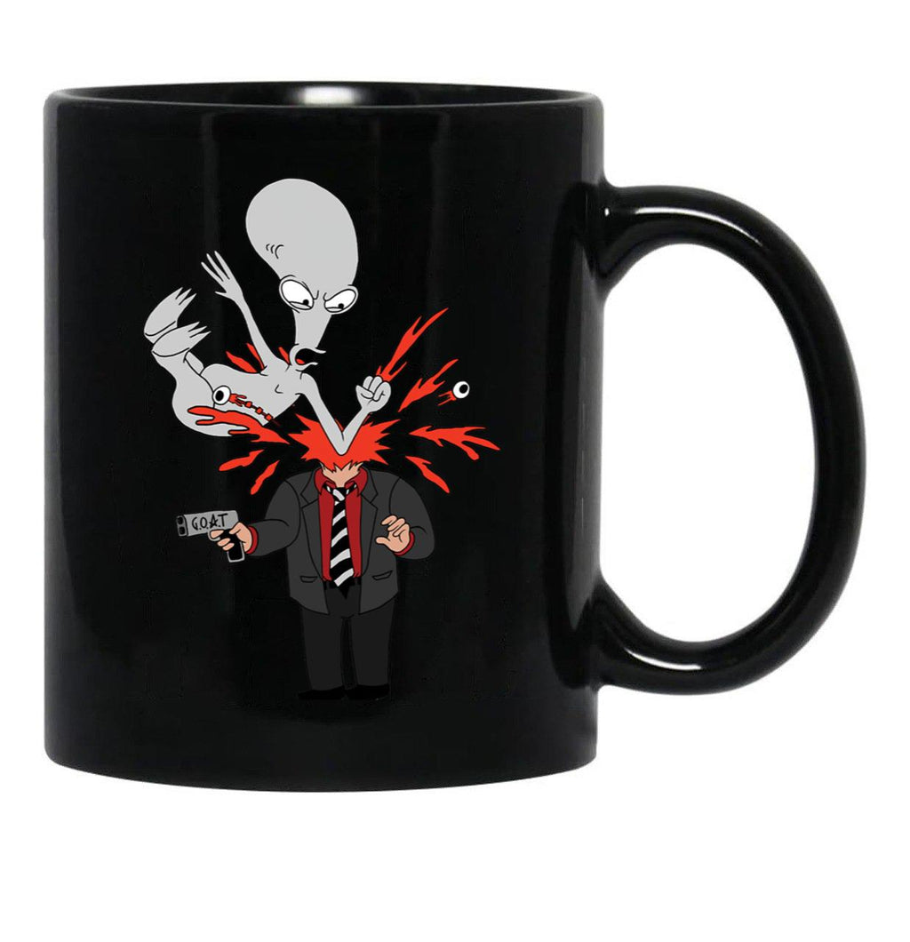 American Dad - Roger Slam Black Coffee Mug, Gift Coffee Mug - Black