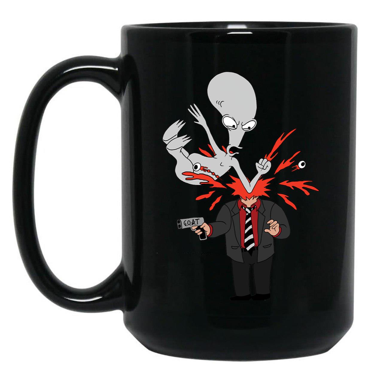 American Dad - Roger Slam Black Coffee Mug, Gift Coffee Mug - Black