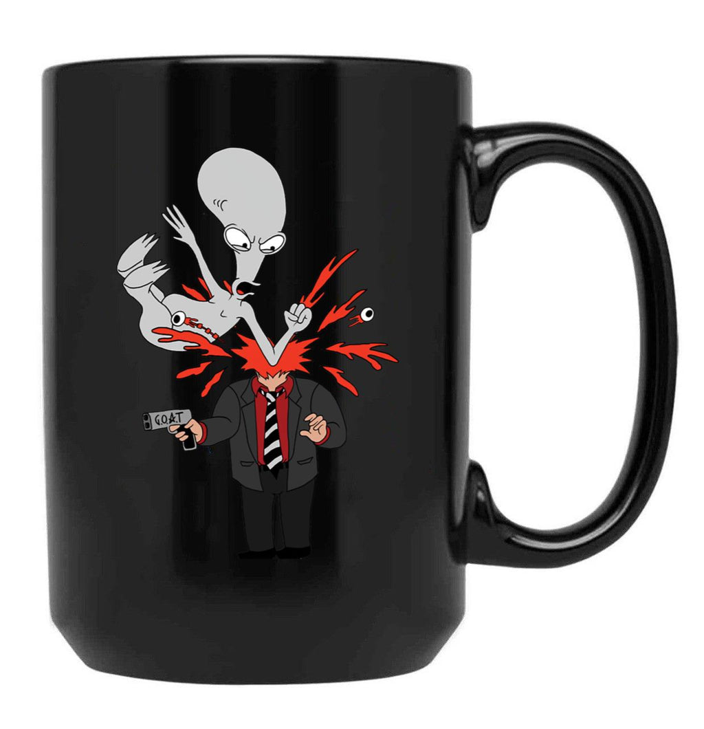American Dad - Roger Slam Black Coffee Mug, Gift Coffee Mug