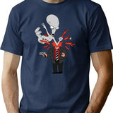 American Dad - Roger Slam Premium Heavyweight Cotton T-Shirt - Navy