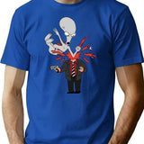 American Dad - Roger Slam Premium Heavyweight Cotton T-Shirt - Blue