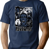 American Psycho Not There Premium Heavyweight Cotton T-Shirt - Navy