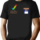 Amigaos 3.1 Kickstart T-Shirt for Men & Women, T-Shirts Graphic Tee - Black