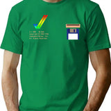 Amigaos 3.1 Kickstart T-Shirt for Men & Women, T-Shirts Graphic Tee - Green