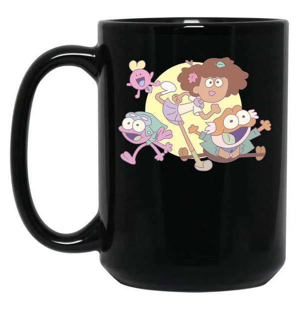 Amphibia - Plantar Family (Credits) Black Coffee Mug, Gift Coffee Mug - Black
