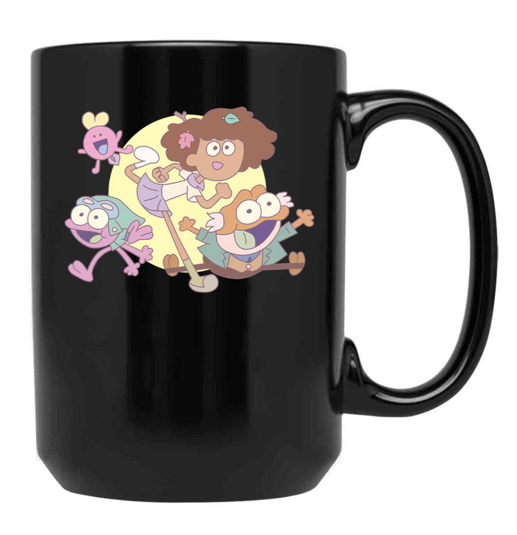Amphibia - Plantar Family (Credits) Black Coffee Mug, Gift Coffee Mug
