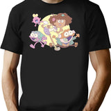 Amphibia - Plantar Family (Credits) Premium Heavyweight Cotton T-Shirt - Black