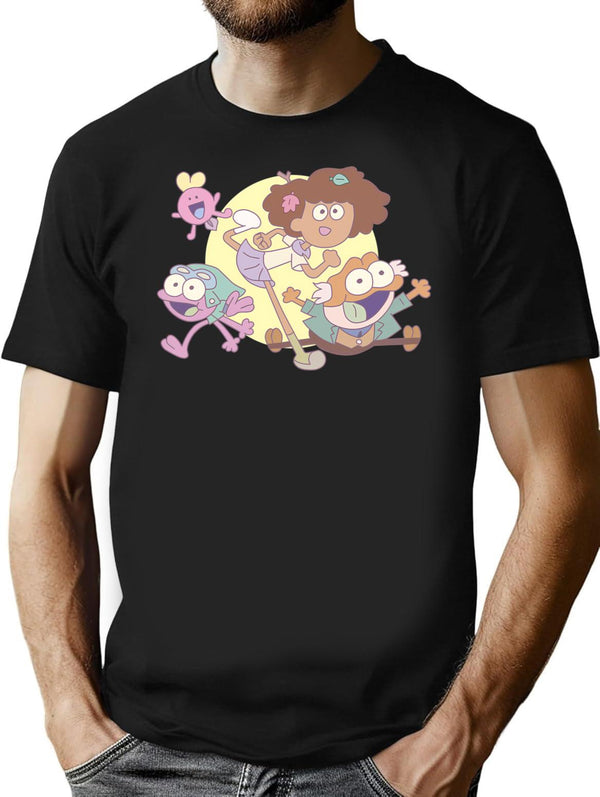 Amphibia - Plantar Family (Credits) Premium Heavyweight Cotton T-Shirt - Black