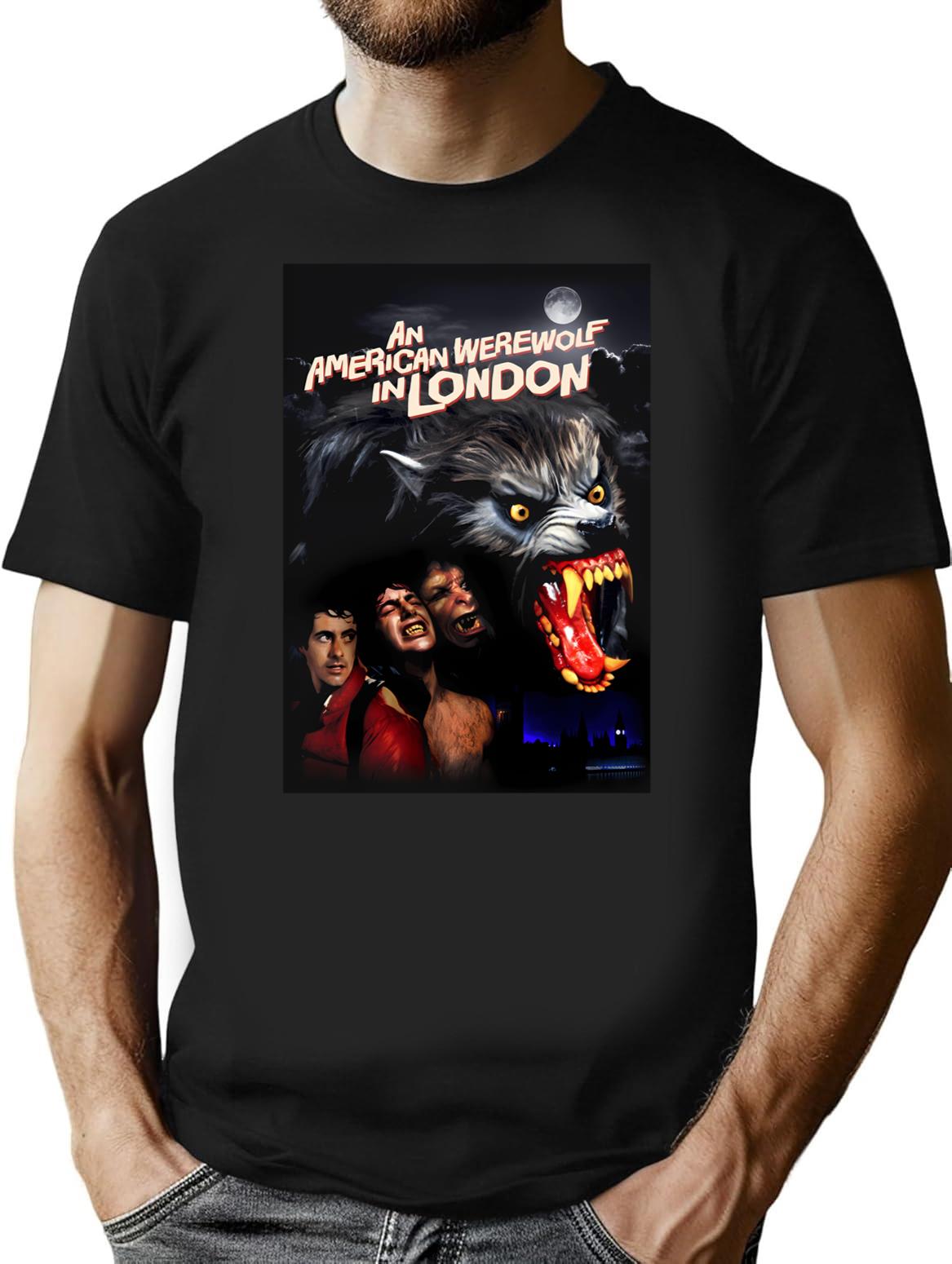 An American Werewolf In London Premium Heavyweight Cotton T-Shirt - Black
