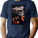 An American Werewolf In London Premium Heavyweight Cotton T-Shirt - Navy