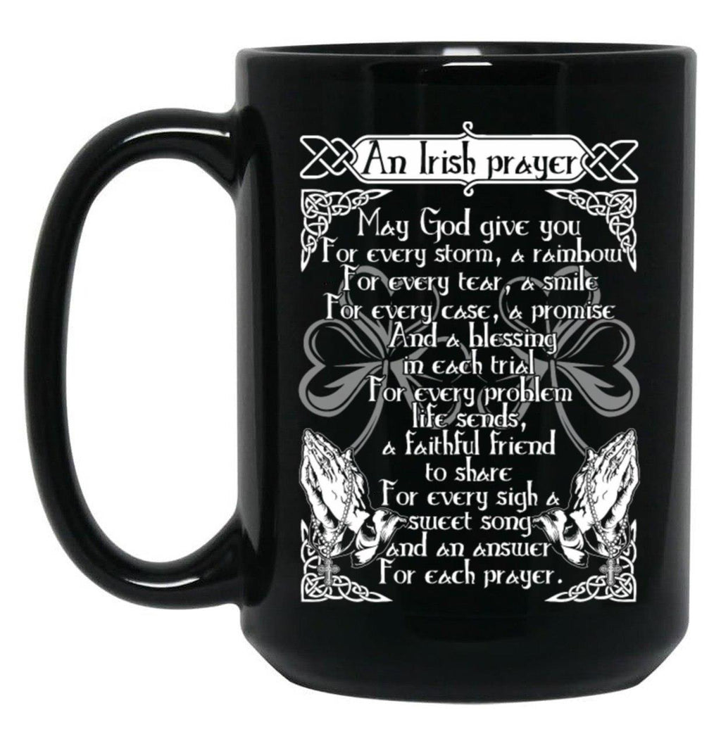 An Irish Prayer Black Coffee Mug