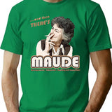 And Then There'S Maude Distressed Premium Heavyweight Cotton T-Shirt - Green