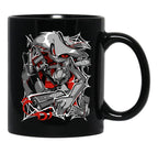 Angel Dust Demon Design - Hazbin Hotel Essential Black Coffee Mug, Gift Coffee Mug - Black