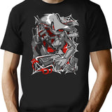 Angel Dust Demon Design - Hazbin Hotel Essential Premium Heavyweight Cotton T-Shirt - Black