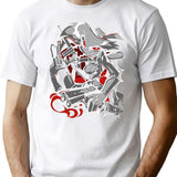 Angel Dust Demon Design - Hazbin Hotel Essential Premium Heavyweight Cotton T-Shirt - White