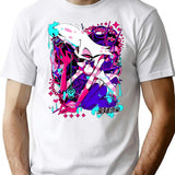 Angel Dust - Hazbin Hotel Classic 23 Black Premium Heavyweight Cotton T-Shirt - White