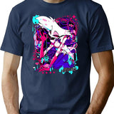 Angel Dust - Hazbin Hotel Classic 23 Black Premium Heavyweight Cotton T-Shirt - Navy