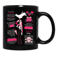 Angel Dust Minimalist Quotes Black Coffee Mug, Gift Coffee Mug - Black