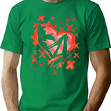 Angel Dust Valentines Day - Hazbin Hotel Premium Premium Heavyweight Cotton T-Shirt - Green