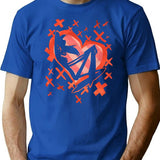 Angel Dust Valentines Day - Hazbin Hotel Premium Premium Heavyweight Cotton T-Shirt - Blue