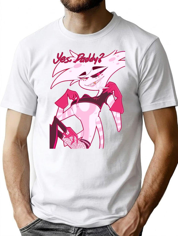 Angel Dust - Yes Daddy Classic Premium Heavyweight Cotton T-Shirt - White