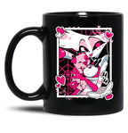 Angel Dust and Fat Nugget Selfie - Hazbin Hotel Essential Black Coffee Mug, Gift Coffee Mug