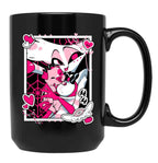 Angel Dust and Fat Nugget Selfie - Hazbin Hotel Essential Black Coffee Mug, Gift Coffee Mug