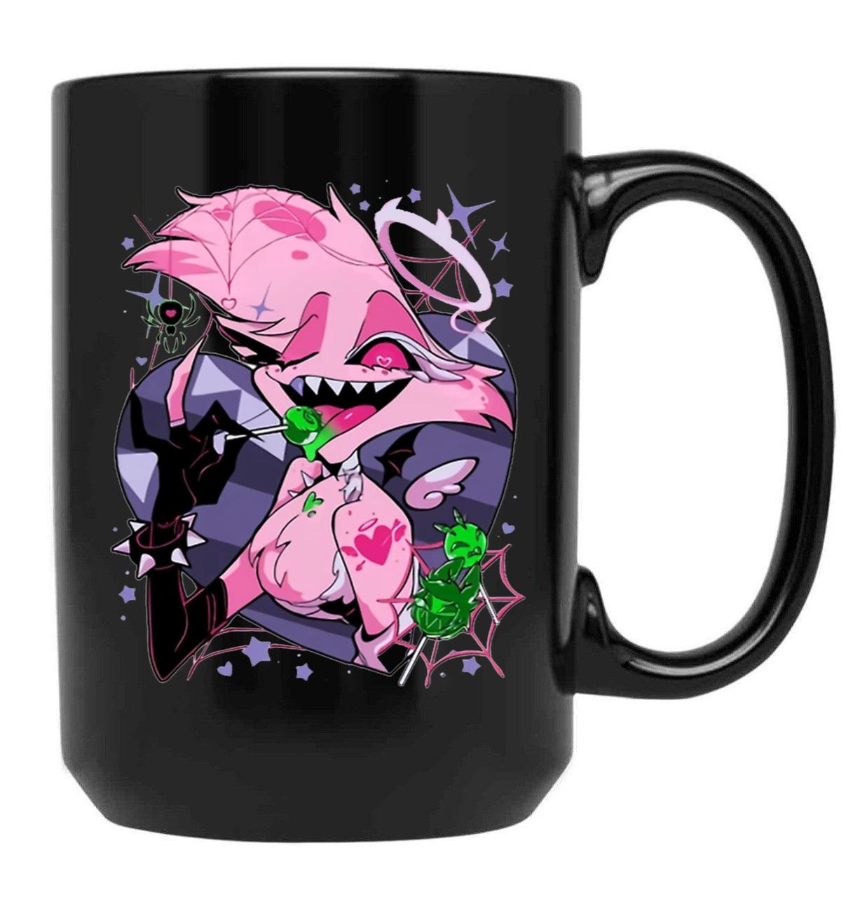 Angel Dusts Tricks and Treats Essential Black Coffee Mug, Gift Coffee Mug