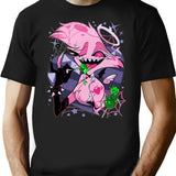 Angel Dusts Tricks and Treats Essential Premium Heavyweight Cotton T-Shirt - Black