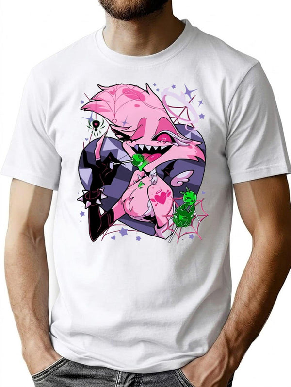 Angel Dusts Tricks and Treats Essential Premium Heavyweight Cotton T-Shirt - White