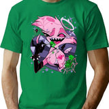 Angel Dusts Tricks and Treats Essential Premium Heavyweight Cotton T-Shirt - Green