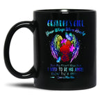 Angel Grandma - Your Wings Were Ready Black Coffee Mug