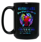 Angel Grandma - Your Wings Were Ready Black Coffee Mug