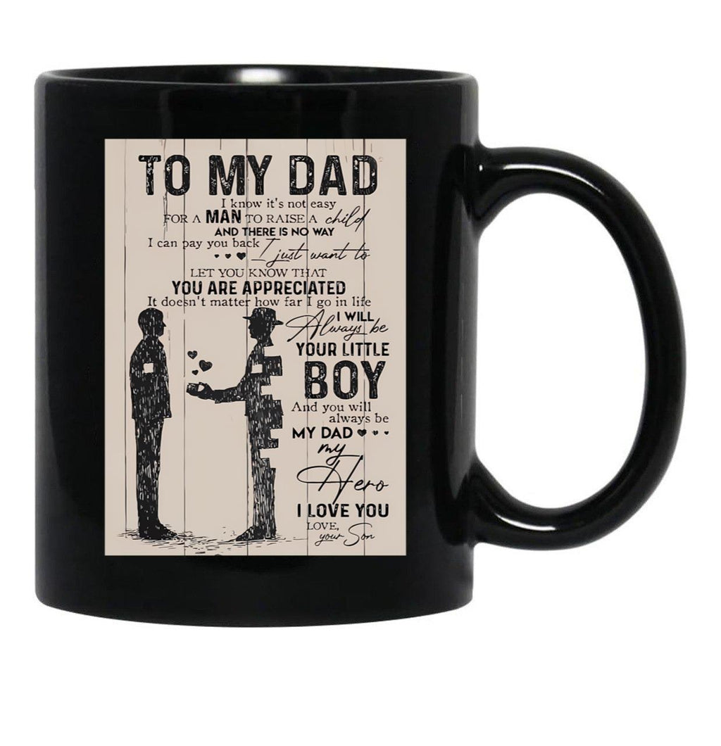 Anime And Manga Black Coffee Mug - Black