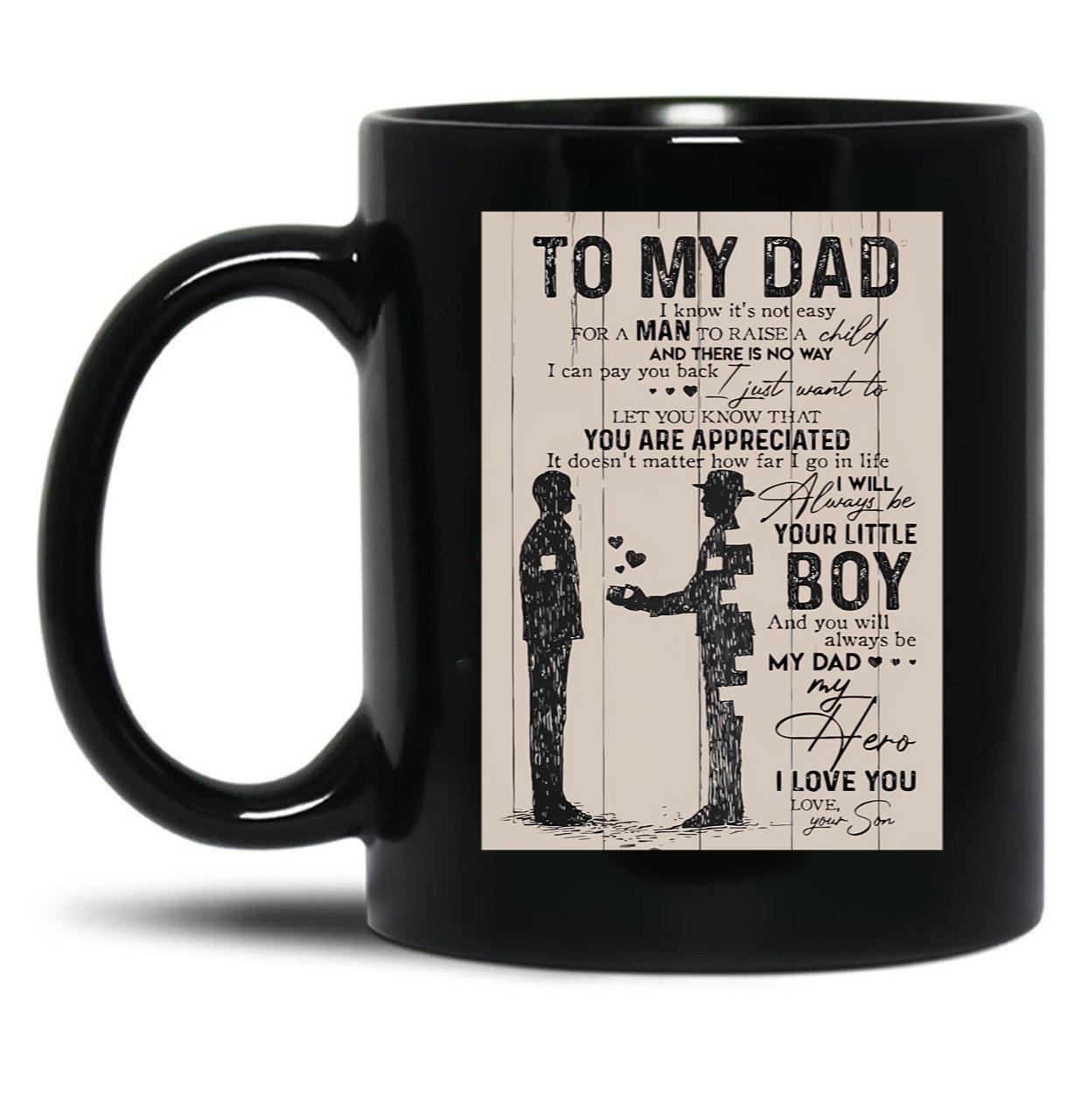 Anime And Manga Black Coffee Mug