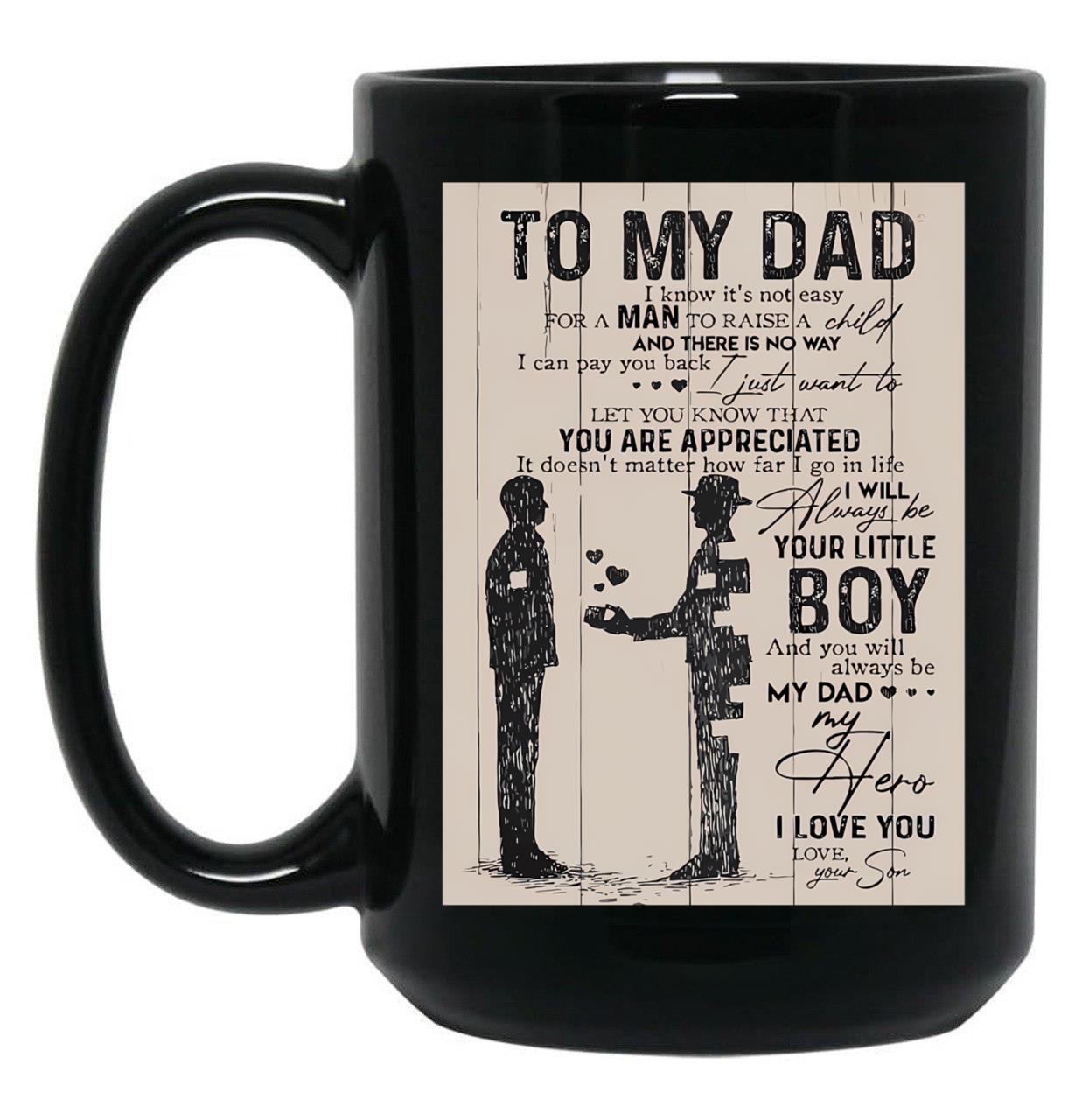 Anime And Manga Black Coffee Mug
