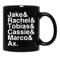 Animorphs Lineup List Coffee Mug Black Coffee Mug, Gift Coffee Mug - Black
