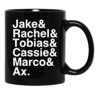 Animorphs Lineup List Coffee Mug Black Coffee Mug, Gift Coffee Mug - Black