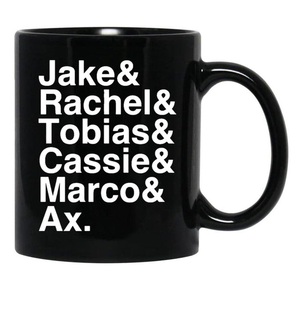 Animorphs Lineup List Coffee Mug Black Coffee Mug, Gift Coffee Mug - Black