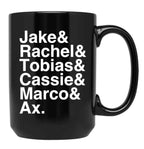 Animorphs Lineup List Coffee Mug Black Coffee Mug, Gift Coffee Mug