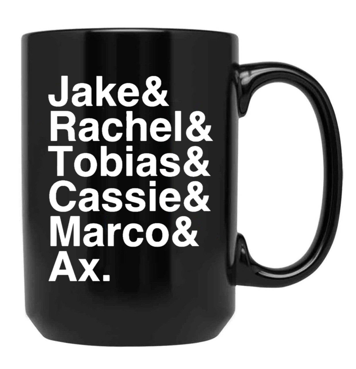 Animorphs Lineup List Coffee Mug Black Coffee Mug, Gift Coffee Mug