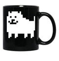 Annoying Dog - Undertale Black Coffee Mug, Gift Coffee Mug - Black