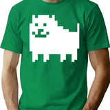 Annoying Dog - Undertale Premium Heavyweight Cotton T-Shirt - Green
